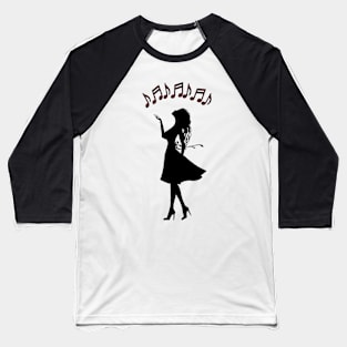 Musical girl Baseball T-Shirt